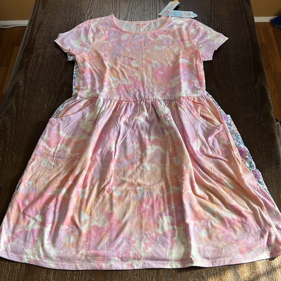 Girls Cat and Jack 2 Piece Dress Set - Picture 1 of 14
